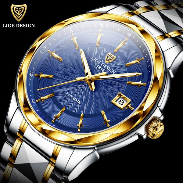 lige original brand wrist watches mens automatic self-wind tungsten steel waterproof business mechanical watch relogio masculino 201113, Slivery;brown
lige original brand wrist watches mens automatic self-wind tungsten steel waterproof business mechanical watch relogio masculino 201113, Slivery;brown