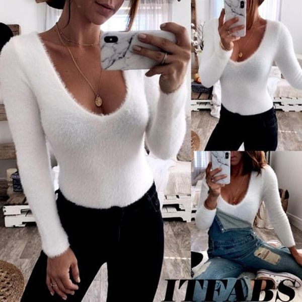 long sleeve black bodysuit v neck casual spring winter white body women 2020 bodysuits streetwear, Black;white
long sleeve black bodysuit v neck casual spring winter white body women 2020 bodysuits streetwear, Black;white