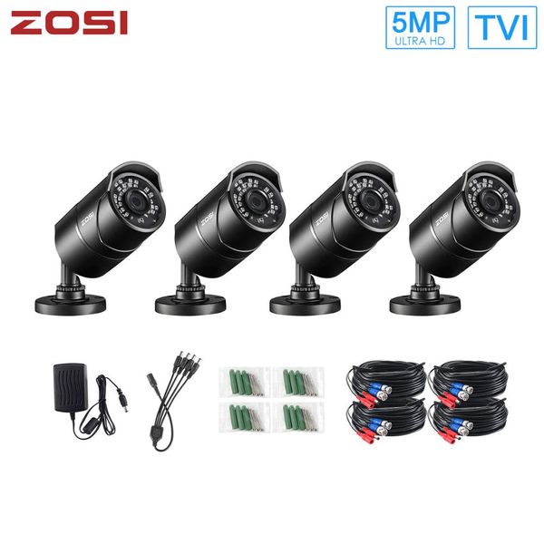 

5MP TVI CCTV Home Surveillance Weatherproof 3.6mm lens with IR Cut Bullet Outdoor Security Camera for DVR Kit videcam