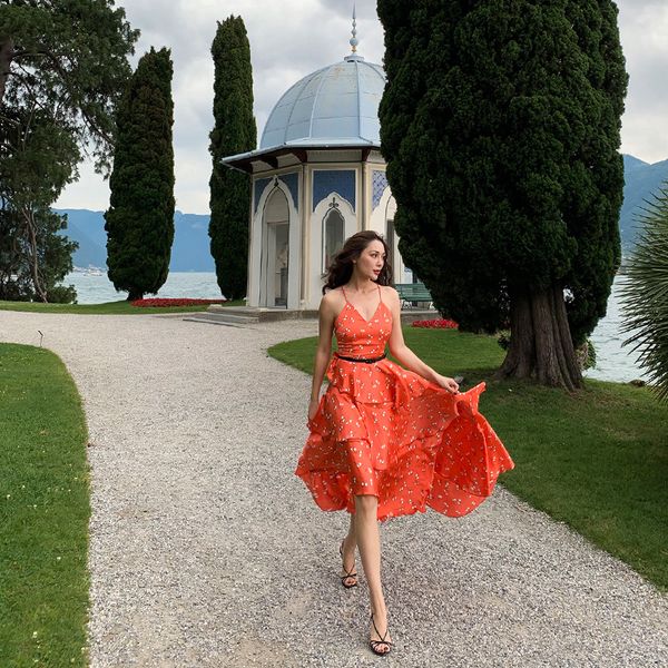 2021 new le palais summer orange cherry project irregular ankle-length ankle long sleeveless dress maxi elegant 977y, Black;gray
2021 new le palais summer orange cherry project irregular ankle-length ankle long sleeveless dress maxi elegant 977y, Black;gray