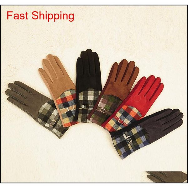 6styles plaid suede gloves women cycling mittens winter autumn check warmer outdoor drive warm mittens grid finger gloves 2pcs/lot cd5q3, Black
6styles plaid suede gloves women cycling mittens winter autumn check warmer outdoor drive warm mittens grid finger gloves 2pcs/lot cd5q3, Black