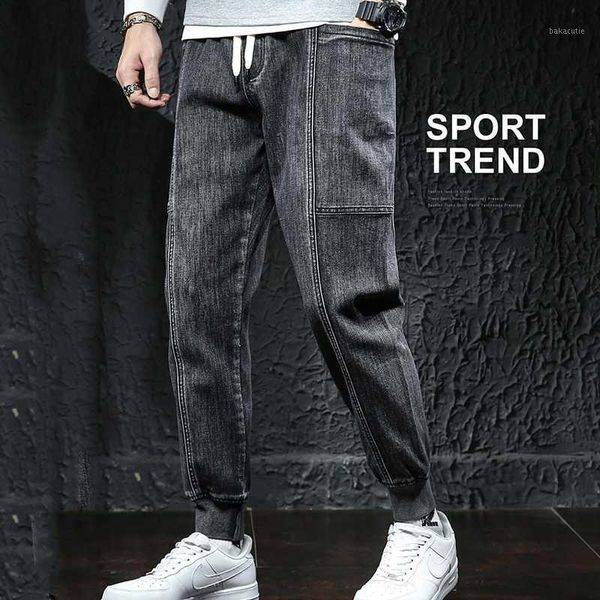 jeans men elastic elastic waist trousers loose large size harem pants men denim jeans autumn new trend1, Blue
jeans men elastic elastic waist trousers loose large size harem pants men denim jeans autumn new trend1, Blue