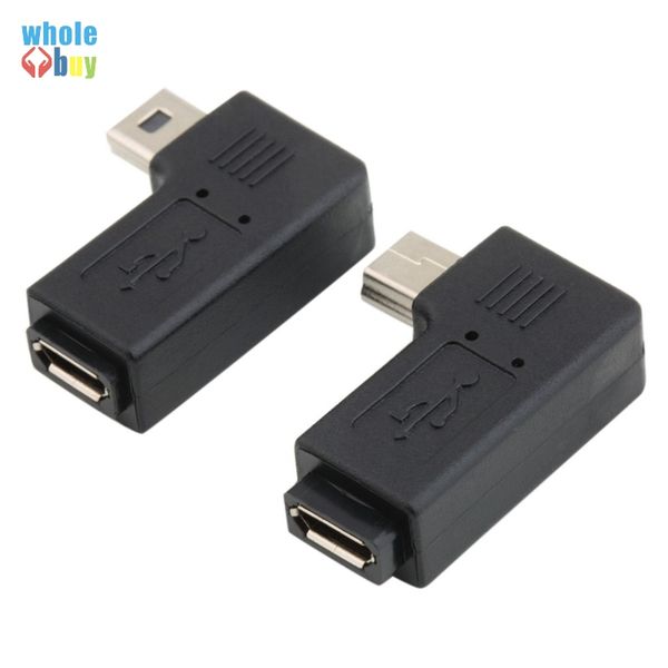 200pcs/lot black usb micro 5pin female to mini 5pin male 90 degree angle right adapter converter for mobile phones
200pcs/lot black usb micro 5pin female to mini 5pin male 90 degree angle right adapter converter for mobile phones