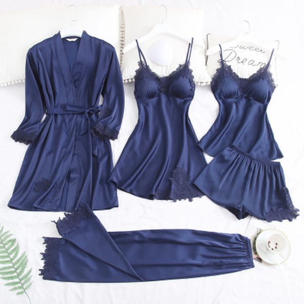сексуальные женщины пижама 5 шт наборы атласные пижамы pijama шелк главная wear embroidery сна lounge pajama с chest мышек, Black;red
сексуальные женщины пижама 5 шт наборы атласные пижамы pijama шелк главная wear embroidery сна lounge pajama с chest мышек, Black;red