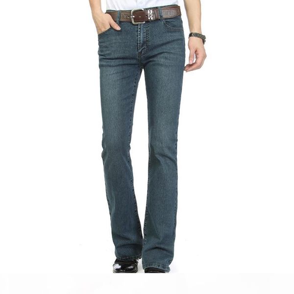 wholesale-casual mens business blue mid waist slim fit boot cut semi-flared flare leg denim pants plus size for male
wholesale-casual mens business blue mid waist slim fit boot cut semi-flared flare leg denim pants plus size for male