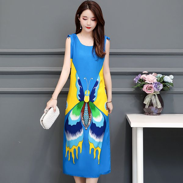 2021 new summer women dresses new printed cotton silk comfortable large size sleeveless vest dress middle-aged mother clothes j413 13dk, Black;gray
2021 new summer women dresses new printed cotton silk comfortable large size sleeveless vest dress middle-aged mother clothes j413 13dk, Black;gray
