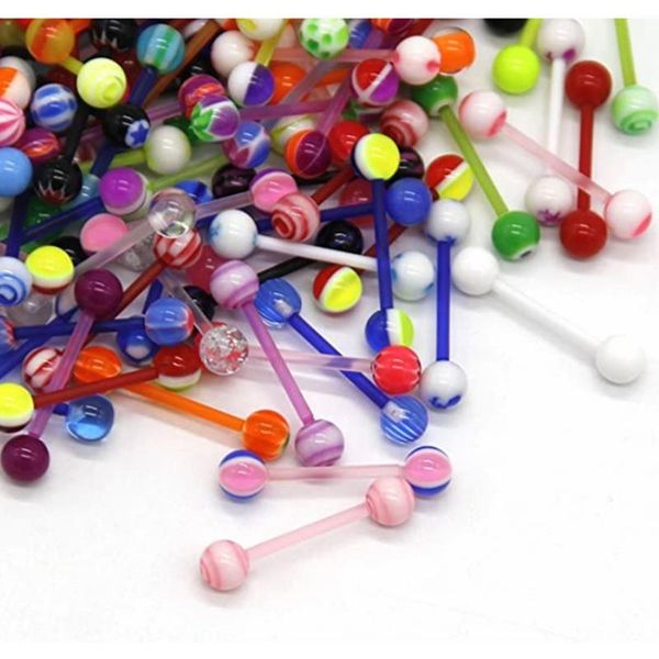 10 20 30pcs acrylic tongue piercing barbell lot mix tongue piercing plastic lot nipple bartongue ring pack piercing lengua lote f sqczln, Silver
10 20 30pcs acrylic tongue piercing barbell lot mix tongue piercing plastic lot nipple bartongue ring pack piercing lengua lote f sqczln, Silver
