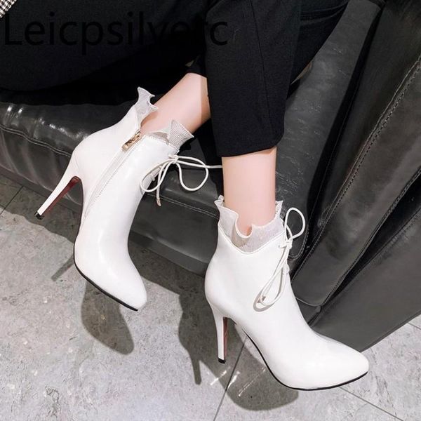 boots women's the winter fashion pointed zipper high heel ankle shoes plus size 33-44 height 11cm black
boots women's the winter fashion pointed zipper high heel ankle shoes plus size 33-44 height 11cm black