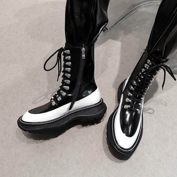 women's ankle boots natural leather autumn and winter side zipper womens designer boots platform shoes cyberstar warm shoes, Black
women's ankle boots natural leather autumn and winter side zipper womens designer boots platform shoes cyberstar warm shoes, Black