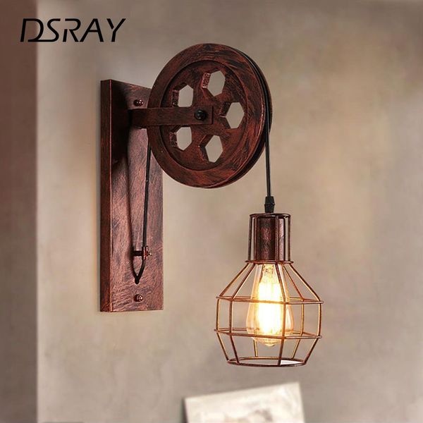 vintage home sconce light loft retro wall lamp lifting pulley wall light industrial style iron lanterns suspension pendant light 1022
vintage home sconce light loft retro wall lamp lifting pulley wall light industrial style iron lanterns suspension pendant light 1022