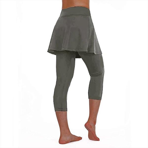 women leggings with skirt solid slim elastic sportswear trousers pants fashion workout fitness cropped culottes trouser legin 5$, Black
women leggings with skirt solid slim elastic sportswear trousers pants fashion workout fitness cropped culottes trouser legin 5$, Black