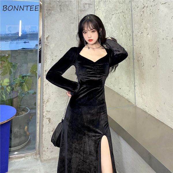 casual dresses long sleeve dress women elegant black french style teenagers classy hepburn midi side slit charm fall 2021 est retro1, Black;gray
casual dresses long sleeve dress women elegant black french style teenagers classy hepburn midi side slit charm fall 2021 est retro1, Black;gray