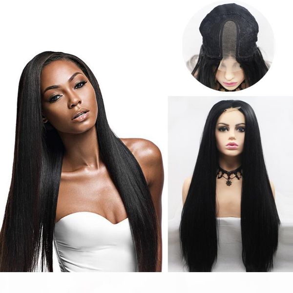 24inches long straight black wig for women natural looking synthetic fiber middle part frontal lace wigs for daily party
24inches long straight black wig for women natural looking synthetic fiber middle part frontal lace wigs for daily party