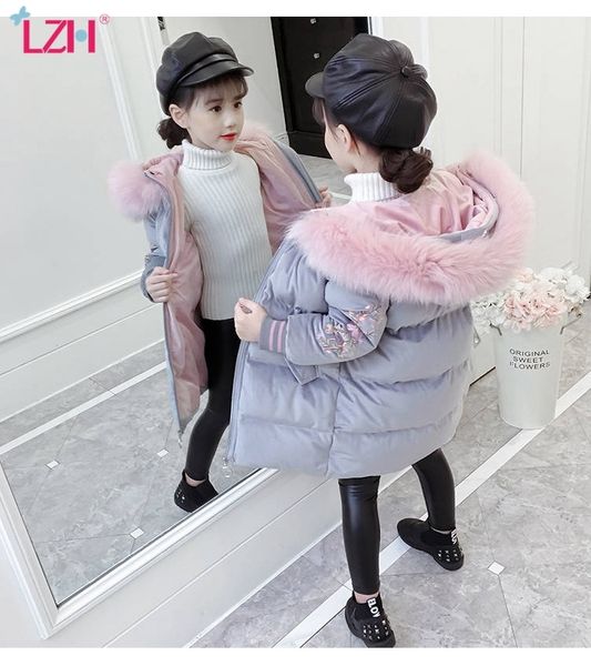 lzh 2020 winter fashion embroidery velvet coats teenage girls jacket thick warm cotton outerwear coat kids clothes child jackets lj201130, Blue;gray
lzh 2020 winter fashion embroidery velvet coats teenage girls jacket thick warm cotton outerwear coat kids clothes child jackets lj201130, Blue;gray