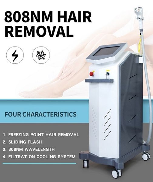 painless 808 diode soporano laser hair removal machine 808nm-810nm professional beauty salon spa machine equipment, Black
painless 808 diode soporano laser hair removal machine 808nm-810nm professional beauty salon spa machine equipment, Black