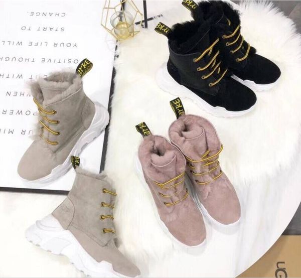 new designer ladies martin rubber high elastic non-slip ladies rubber sole boots soft fur winter snow boots classic waterproof sheepskin ita, Black
new designer ladies martin rubber high elastic non-slip ladies rubber sole boots soft fur winter snow boots classic waterproof sheepskin ita, Black