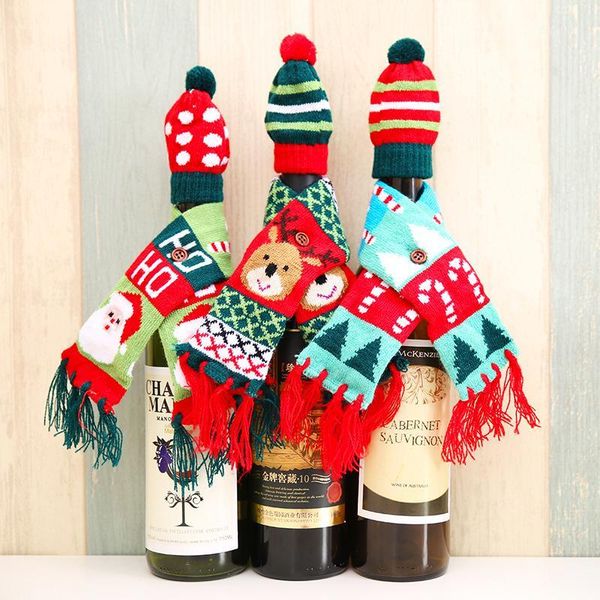 christmas decorations 1set scarf&hat knitted red wine bottle decoration novelty scarf bear tassel santa claus hat for decorations1
christmas decorations 1set scarf&hat knitted red wine bottle decoration novelty scarf bear tassel santa claus hat for decorations1