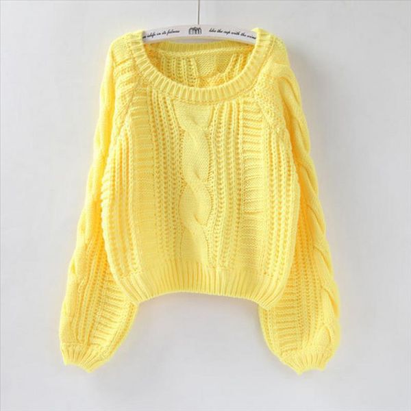 2021 spring autumn womens sweaters warm pullover and womens jumper o neck yellow sweater chic short sweater twisted pull, White;black
2021 spring autumn womens sweaters warm pullover and womens jumper o neck yellow sweater chic short sweater twisted pull, White;black