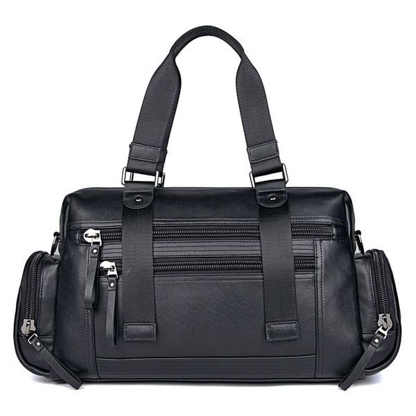 genuine leather men's travel bag black handbag luxury large women's bag with many pockets overnight weekend big 7420a
genuine leather men's travel bag black handbag luxury large women's bag with many pockets overnight weekend big 7420a