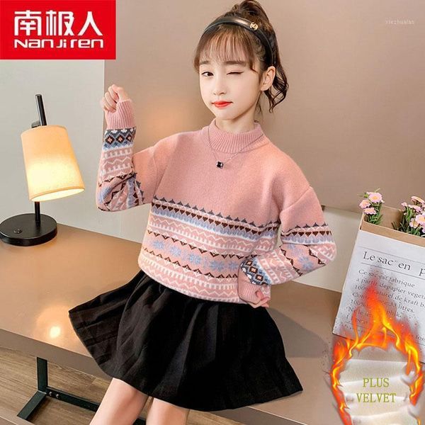 pullover nanjiren children clothing kids sweater casual print full sleeve polyester appliques fashion for girls1, Blue
pullover nanjiren children clothing kids sweater casual print full sleeve polyester appliques fashion for girls1, Blue