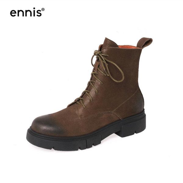ennis fashion boots lace up retro boots women genuine leather ankle platform shoes zipper autumn winter 2021 a0283, Black
ennis fashion boots lace up retro boots women genuine leather ankle platform shoes zipper autumn winter 2021 a0283, Black