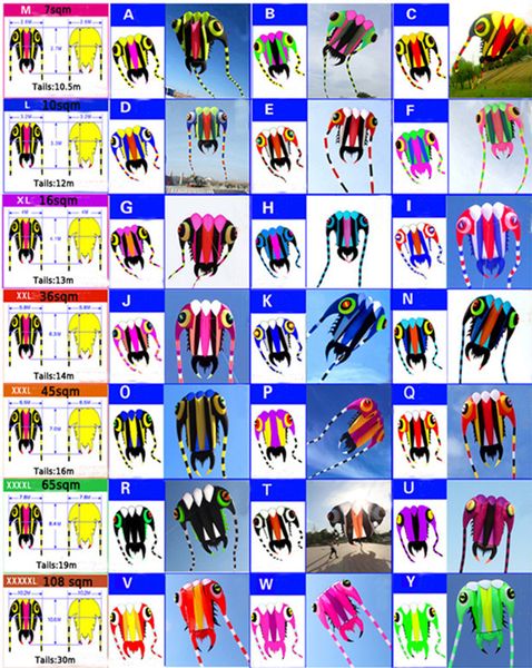 large trilobites soft kite ripsnylon fabric kite hcxkite factory tadpole outdoor toys 1018
large trilobites soft kite ripsnylon fabric kite hcxkite factory tadpole outdoor toys 1018
