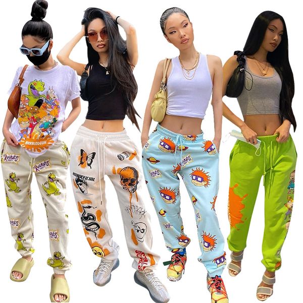 women leggings characteristic pants cartoon printed high waist casual sports ladies loose long trousers fashion dhl, Black;white
women leggings characteristic pants cartoon printed high waist casual sports ladies loose long trousers fashion dhl, Black;white