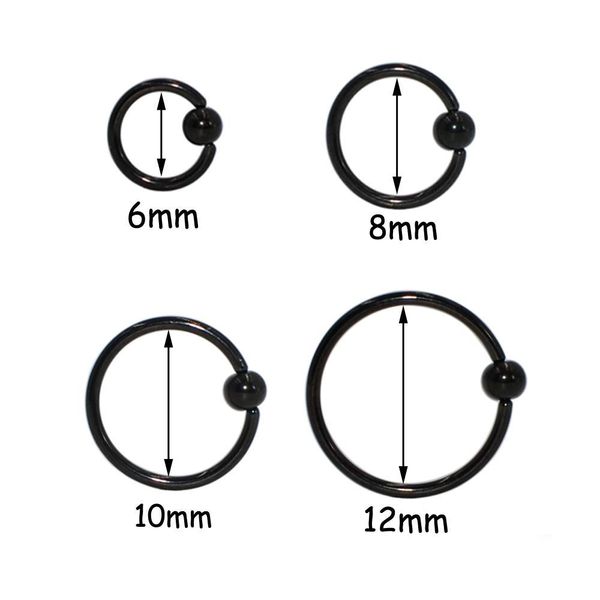 1pcs surgical steel ball closure ring captive bead ring nipple nose hoop septum rings eyebrow tragus earring piercing jewelry q sqcqzp, Silver
1pcs surgical steel ball closure ring captive bead ring nipple nose hoop septum rings eyebrow tragus earring piercing jewelry q sqcqzp, Silver