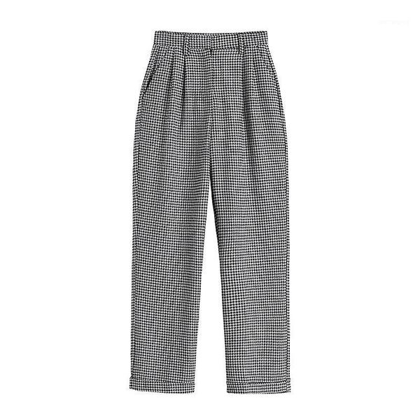 houndstooth wide-leg pants women's autumn and winter korean version of all-match high-waist straight casual mopping trousers1, Black;white
houndstooth wide-leg pants women's autumn and winter korean version of all-match high-waist straight casual mopping trousers1, Black;white