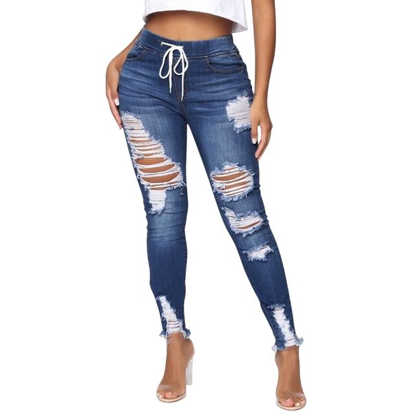 puimentiua ripped jeans for women slim fit jeans pantalones hip hop broken holes denim jeans drawstring ripped pencil pants y1214, Blue
puimentiua ripped jeans for women slim fit jeans pantalones hip hop broken holes denim jeans drawstring ripped pencil pants y1214, Blue