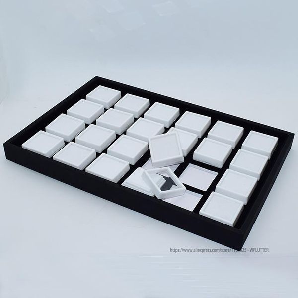 24 cells gem display tray diamond holder gemstone boxes gem organizer jewelry showcase inside box 4x4cm, Pink;blue
24 cells gem display tray diamond holder gemstone boxes gem organizer jewelry showcase inside box 4x4cm, Pink;blue