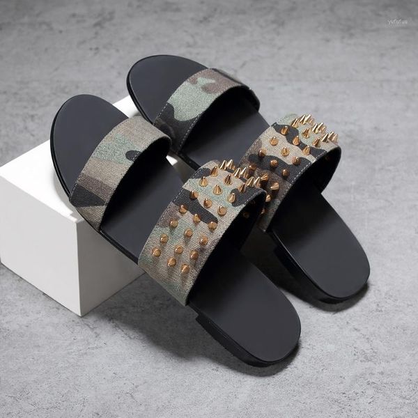 2020 mens new lether camouflage sandal summer rivet outdoor beach flip flops rubber sole flats wear slippers1, Black
2020 mens new lether camouflage sandal summer rivet outdoor beach flip flops rubber sole flats wear slippers1, Black