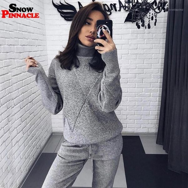 fashion women knitted customs sets autumn winter turtleneck pullovers and long pants suits 2 piece set knit pant sporting suit1, White
fashion women knitted customs sets autumn winter turtleneck pullovers and long pants suits 2 piece set knit pant sporting suit1, White