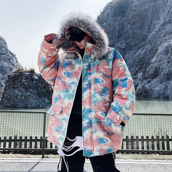 hybskr 2020 winter new men's big size tie dye parkas woman camouflage thicken zipper parkas man hooded warm fashion clothing, Black
hybskr 2020 winter new men's big size tie dye parkas woman camouflage thicken zipper parkas man hooded warm fashion clothing, Black