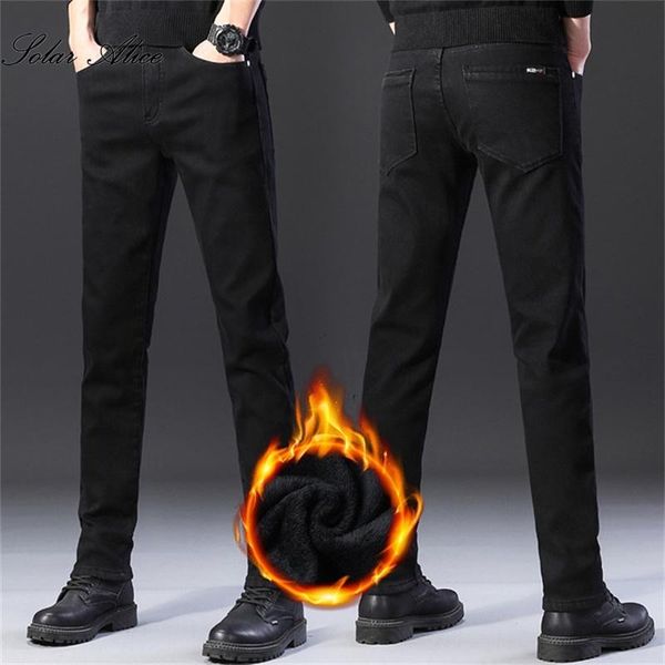 men's jeans 2021 winter plus velvet padded mid-waist stretch slim fit youth warm casual pants, Blue
men's jeans 2021 winter plus velvet padded mid-waist stretch slim fit youth warm casual pants, Blue