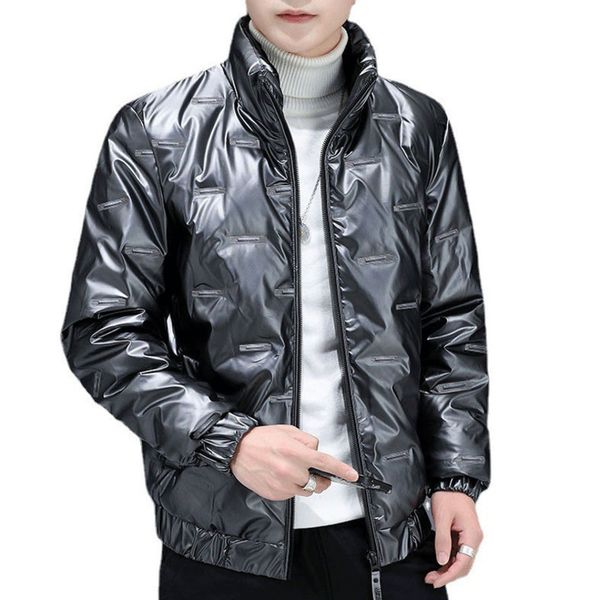 Men's winter white duck down Korean top bright face stand collar thickened warm casual trendy men's et, Black
Men's winter white duck down Korean top bright face stand collar thickened warm casual trendy men's et, Black