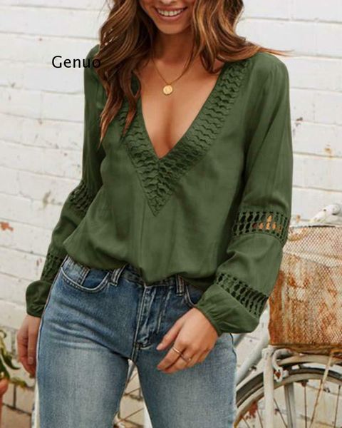 women long sleeve loose t-shirt summer women casual t-shirts v-neck hollow-out lantern sleeve t-shirt, White
women long sleeve loose t-shirt summer women casual t-shirts v-neck hollow-out lantern sleeve t-shirt, White