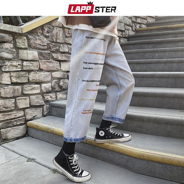 lappster men embroidery korean jeans pants 2020 mens japanese streetwear blue denim pants male fashions harem plus size
lappster men embroidery korean jeans pants 2020 mens japanese streetwear blue denim pants male fashions harem plus size
