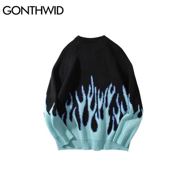 gonthwid hip hop sweaters fire flame knitted sweater jumpers streetwear harajuku mens fashion casual pullover coats 201203, White;black
gonthwid hip hop sweaters fire flame knitted sweater jumpers streetwear harajuku mens fashion casual pullover coats 201203, White;black