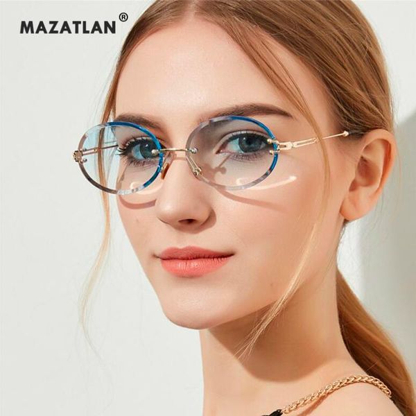 brand women sunglasses fashion gradient rimless eyeglasses mirror sun glasses for ladies gradient sunglasses chic eyewear, White;black 
brand women sunglasses fashion gradient rimless eyeglasses mirror sun glasses for ladies gradient sunglasses chic eyewear, White;black
