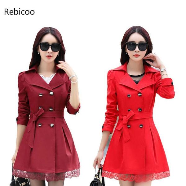 women trench coat plus size lace thin double-breasted coat women winter outerwear clothing 5 colors, Tan;black
women trench coat plus size lace thin double-breasted coat women winter outerwear clothing 5 colors, Tan;black