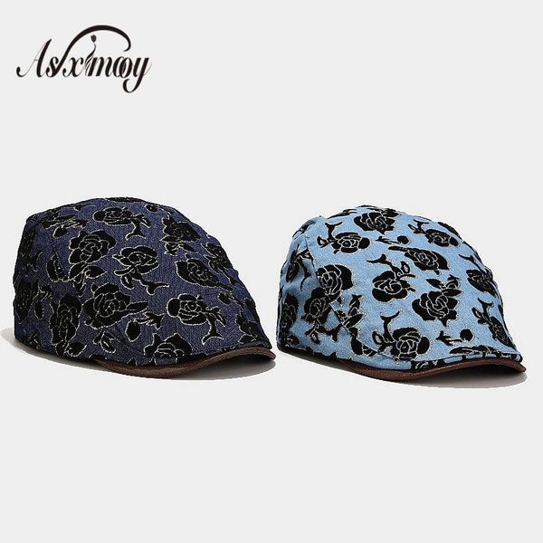 denim beret cap men women duckbill cap autumn winter bone brim hats men gorras planas berets caps male floral jeans hat 2020, Blue;gray
denim beret cap men women duckbill cap autumn winter bone brim hats men gorras planas berets caps male floral jeans hat 2020, Blue;gray