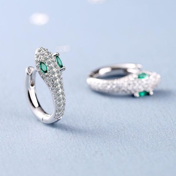 fashion charm snake hoop earrings micro crystal diamond prevent allergy round circle geometric earring punk trendy jewelry, Golden
fashion charm snake hoop earrings micro crystal diamond prevent allergy round circle geometric earring punk trendy jewelry, Golden