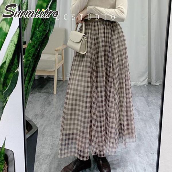 surmiitro 2021 spring summer 3 layers women korean style khaki plaid high waist school midi long pleated tulle skirt female y1214, Black
surmiitro 2021 spring summer 3 layers women korean style khaki plaid high waist school midi long pleated tulle skirt female y1214, Black