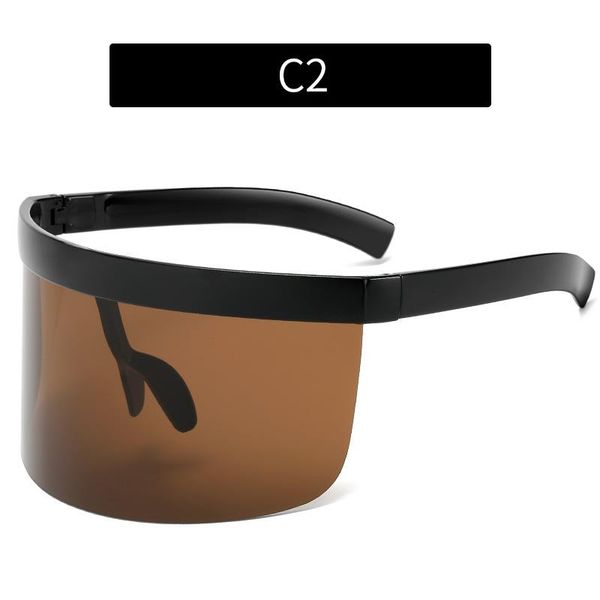 large lens cap integrated men's sunglasses anti-dropping anti-peeping outdoor wind-sand fashionable glasses for men women oculos, White;black
large lens cap integrated men's sunglasses anti-dropping anti-peeping outdoor wind-sand fashionable glasses for men women oculos, White;black