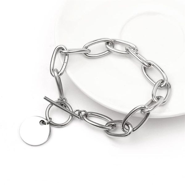 hip-hop ot round buckle chain bracelet 21cm metal fashion male wrist accessories roll punk jewelry designed for men charm gift, Black
hip-hop ot round buckle chain bracelet 21cm metal fashion male wrist accessories roll punk jewelry designed for men charm gift, Black