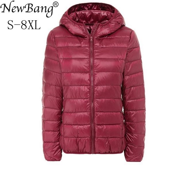 newbang brand large size 7xl 8xl women's down coat plus ultra light down jacket women autumn winter hooded feather warm jacket 200919, Black
newbang brand large size 7xl 8xl women's down coat plus ultra light down jacket women autumn winter hooded feather warm jacket 200919, Black