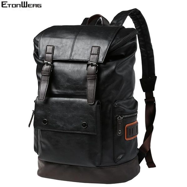 men's business office backpack brand pu leather computer lapbag pack multifunction travel backbag large black school bags
men's business office backpack brand pu leather computer lapbag pack multifunction travel backbag large black school bags