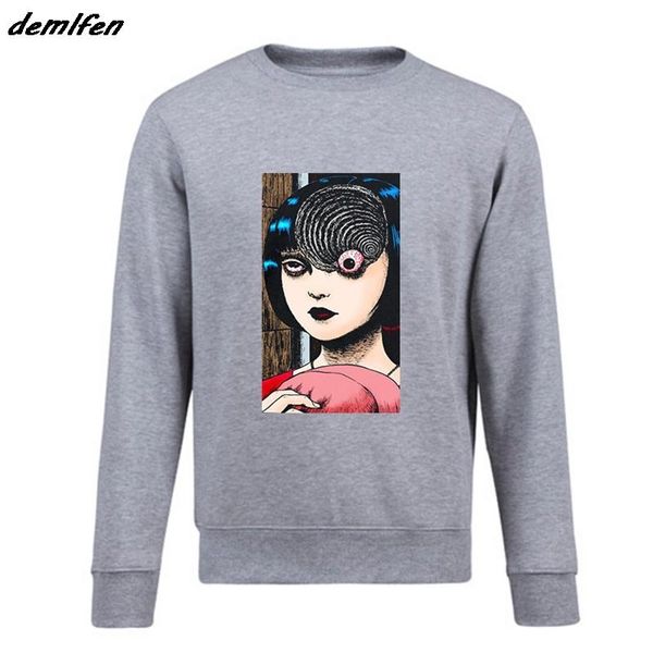 men's hoodies & sweatshirts uzumaki junji ito japanese horror print sweatshirt men pullover o-neck hoodie fashion casual cool anime coa, Black
men's hoodies & sweatshirts uzumaki junji ito japanese horror print sweatshirt men pullover o-neck hoodie fashion casual cool anime coa, Black