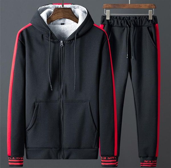 men's tracksuits winter men set thicken fleece hoodies pants suit spring autumn sweatshirt sportswear male hooded sporting suits, Gray
men's tracksuits winter men set thicken fleece hoodies pants suit spring autumn sweatshirt sportswear male hooded sporting suits, Gray